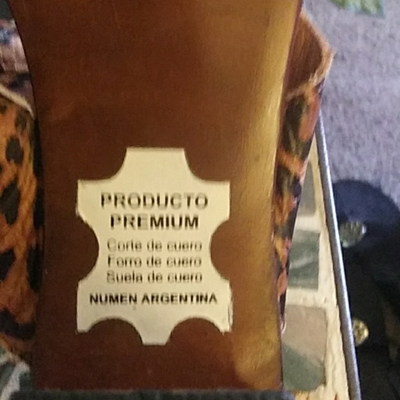 Fabulous vintage Numen sandals  leather  size 8 - Picture 4 of 5